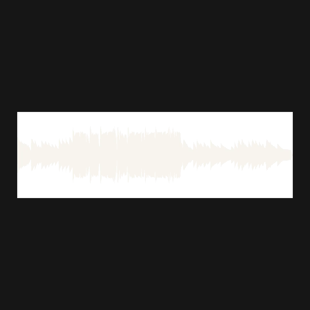 Waveform of Lo-fi study bed