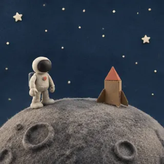 Clay astronaut, frame 11