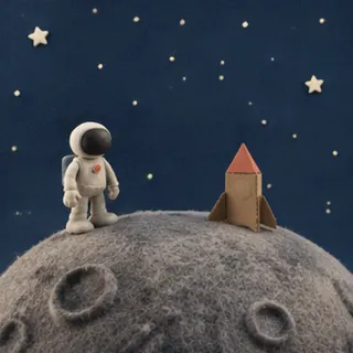 Clay astronaut, frame 12